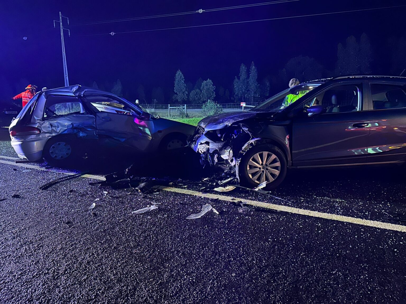 Brutal Colis O Entre Quatro Viaturas Provoca Oito Feridos Um Grave